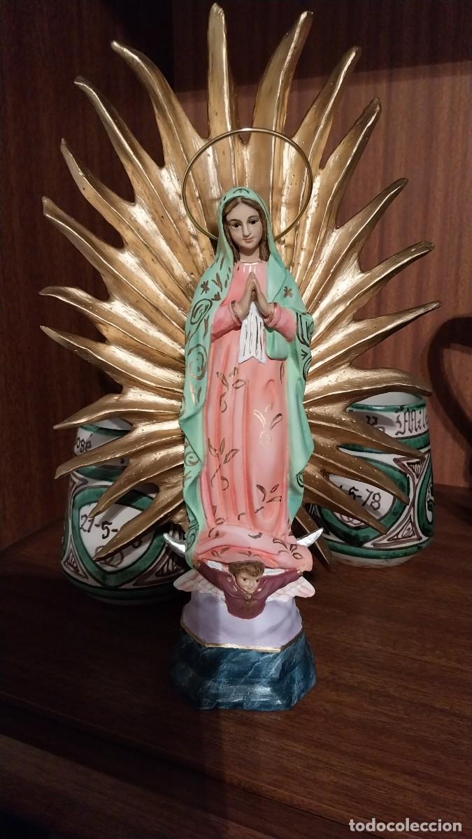 Arte: IMAGEN VIRGEN DE GUADALUPE (23CM)