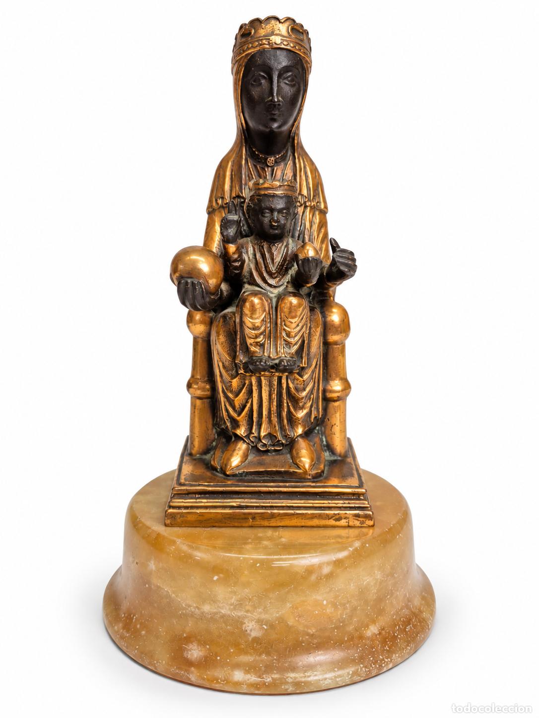 Arte: Virgen de Montserrat, La Moreneta, Patrona de Catalunya - Altura 26 cm
