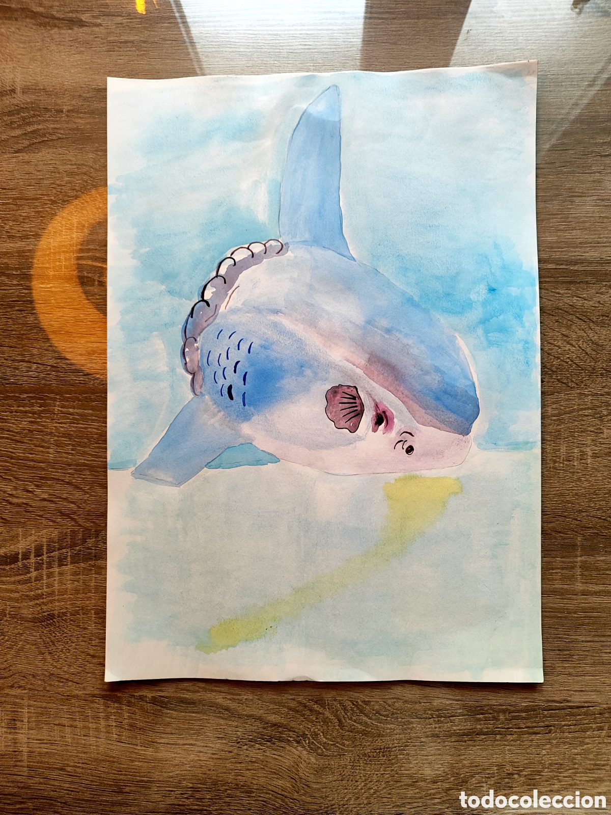 Arte: Acuarela original firmada 26 x 42