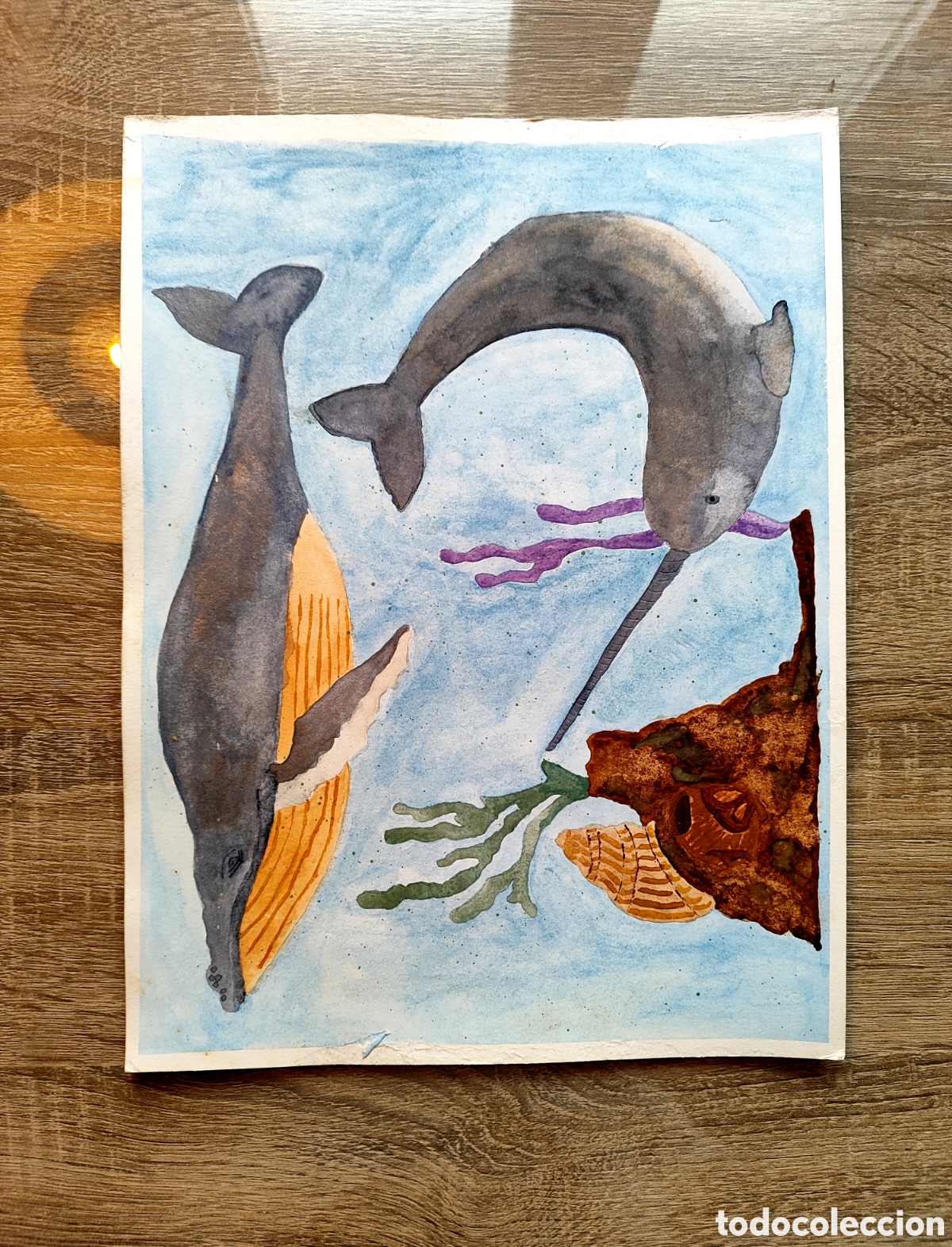 Arte: Acuarela original firmada 24 x 32