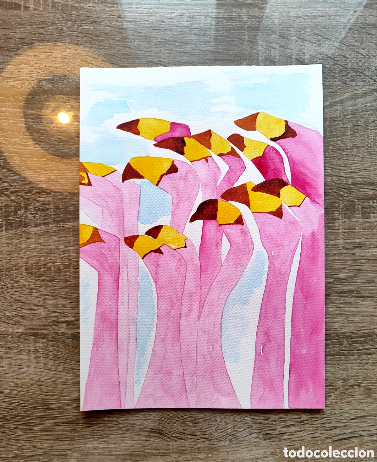 Arte: Acuarela original firmada 21 x 30