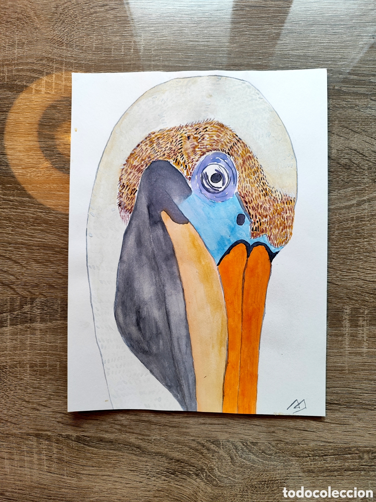 Arte: Acuarela original firmada 21 x 30