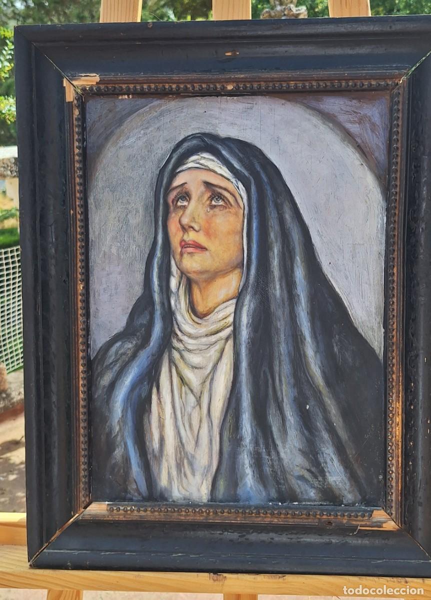 Arte: Oleo Virgen Dolorosa - Foto 2