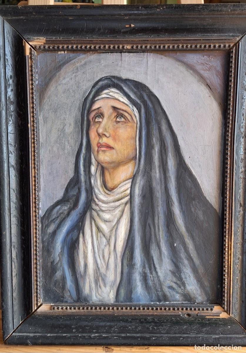 Arte: Oleo Virgen Dolorosa - Foto 4