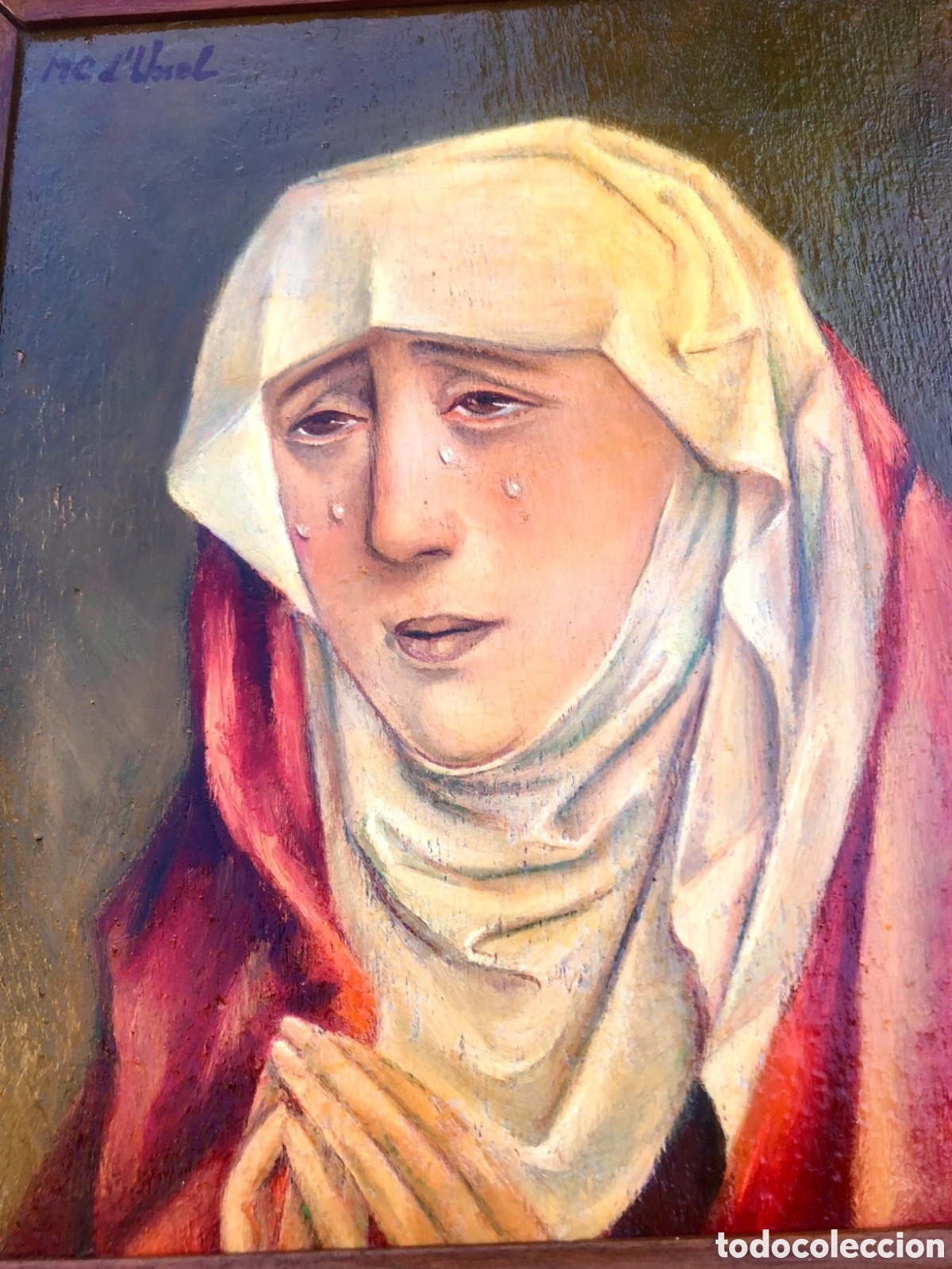 Arte: Virgen de los Dolores. &Oacute;leo sobre tabla - Foto 3