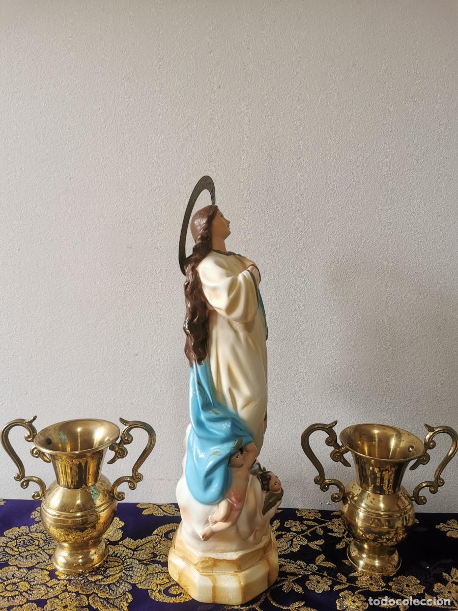 Arte: Virgen Inmaculada 33,5cm - Foto 2