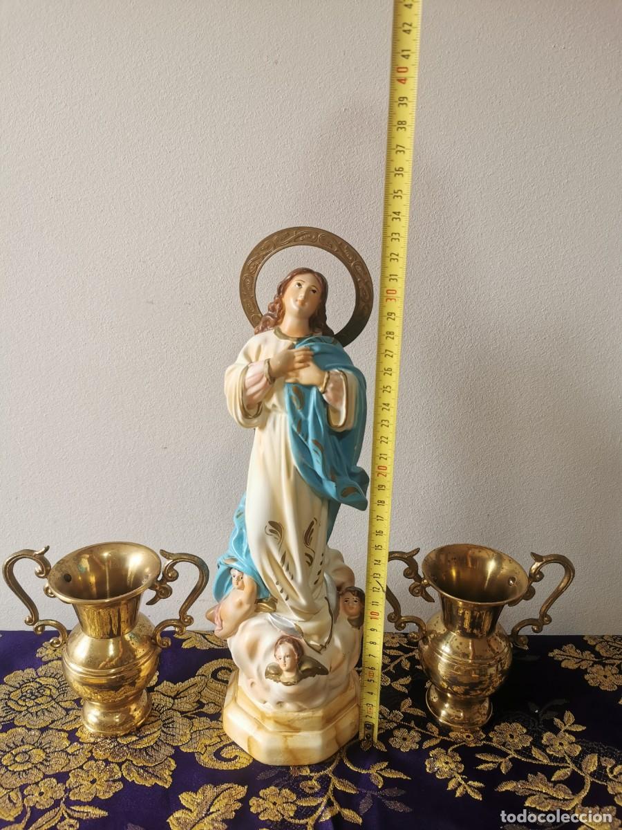 Arte: Virgen Inmaculada 33,5cm - Foto 5