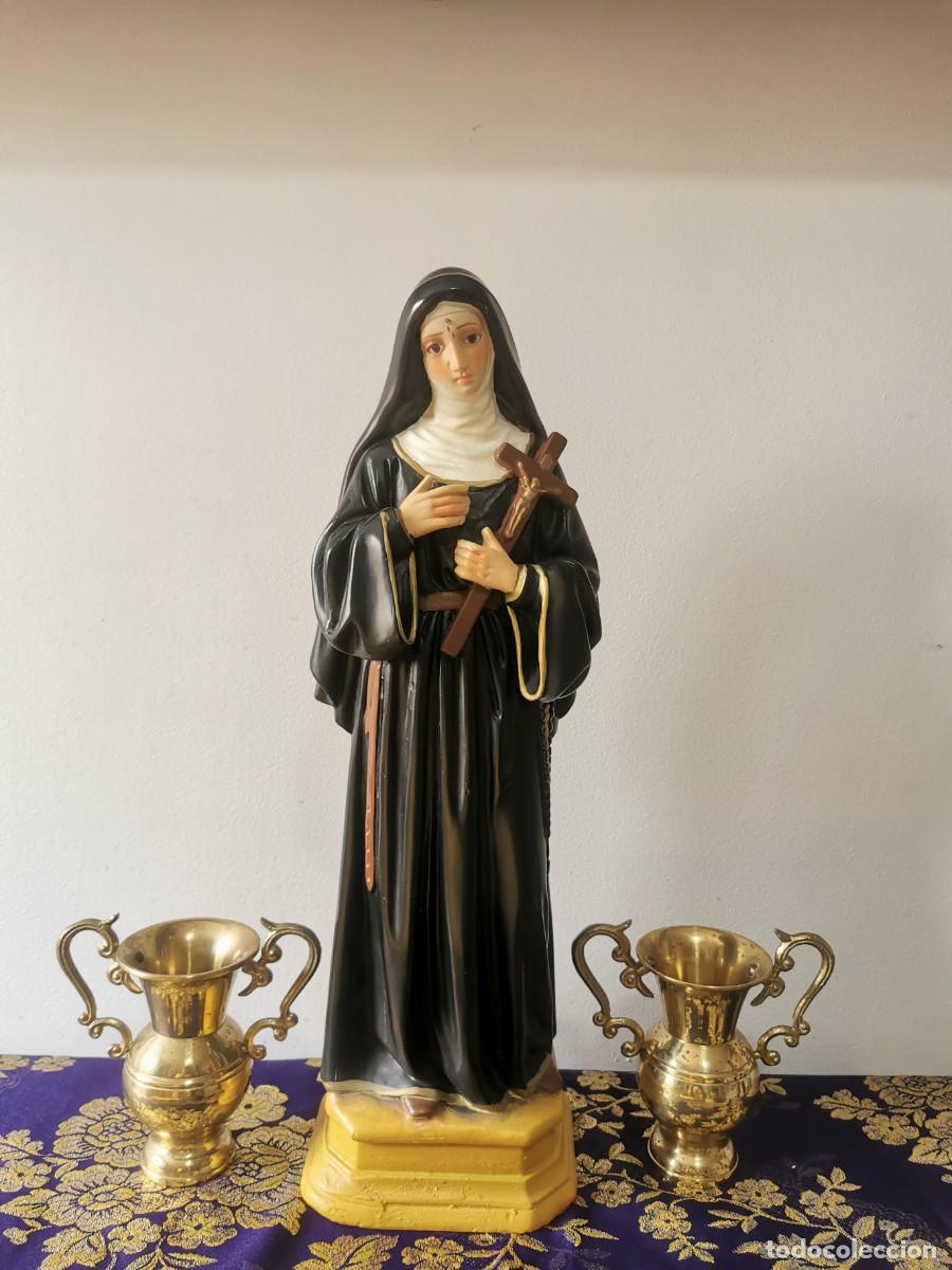Arte: Escultura Santa Rita 45cm