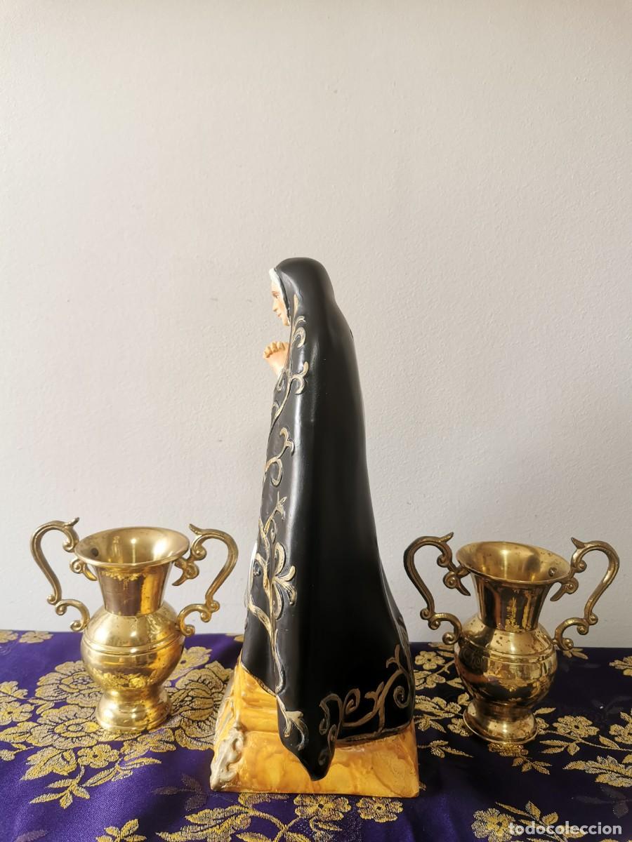 Arte: Virgen de la Soledad 30cm - Foto 4