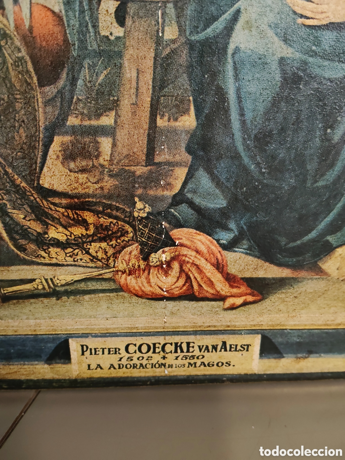 Arte: Antiguo tr&iacute;ptico religioso - Foto 6