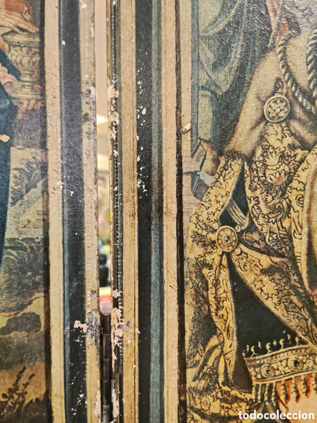 Arte: Antiguo tr&iacute;ptico religioso - Foto 7