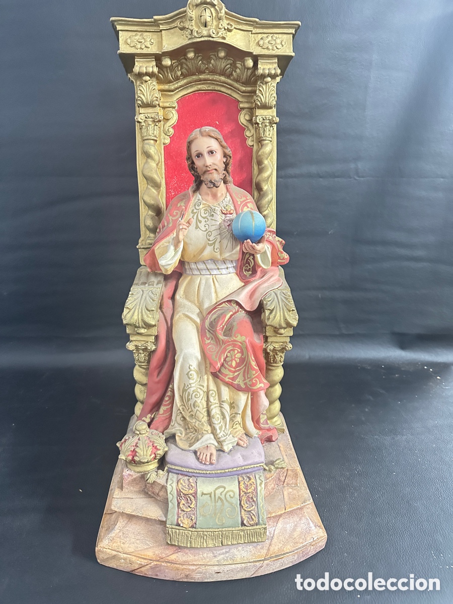 Arte: Gran Jesucristo, realizado en estuco. Finales siglo XIX.