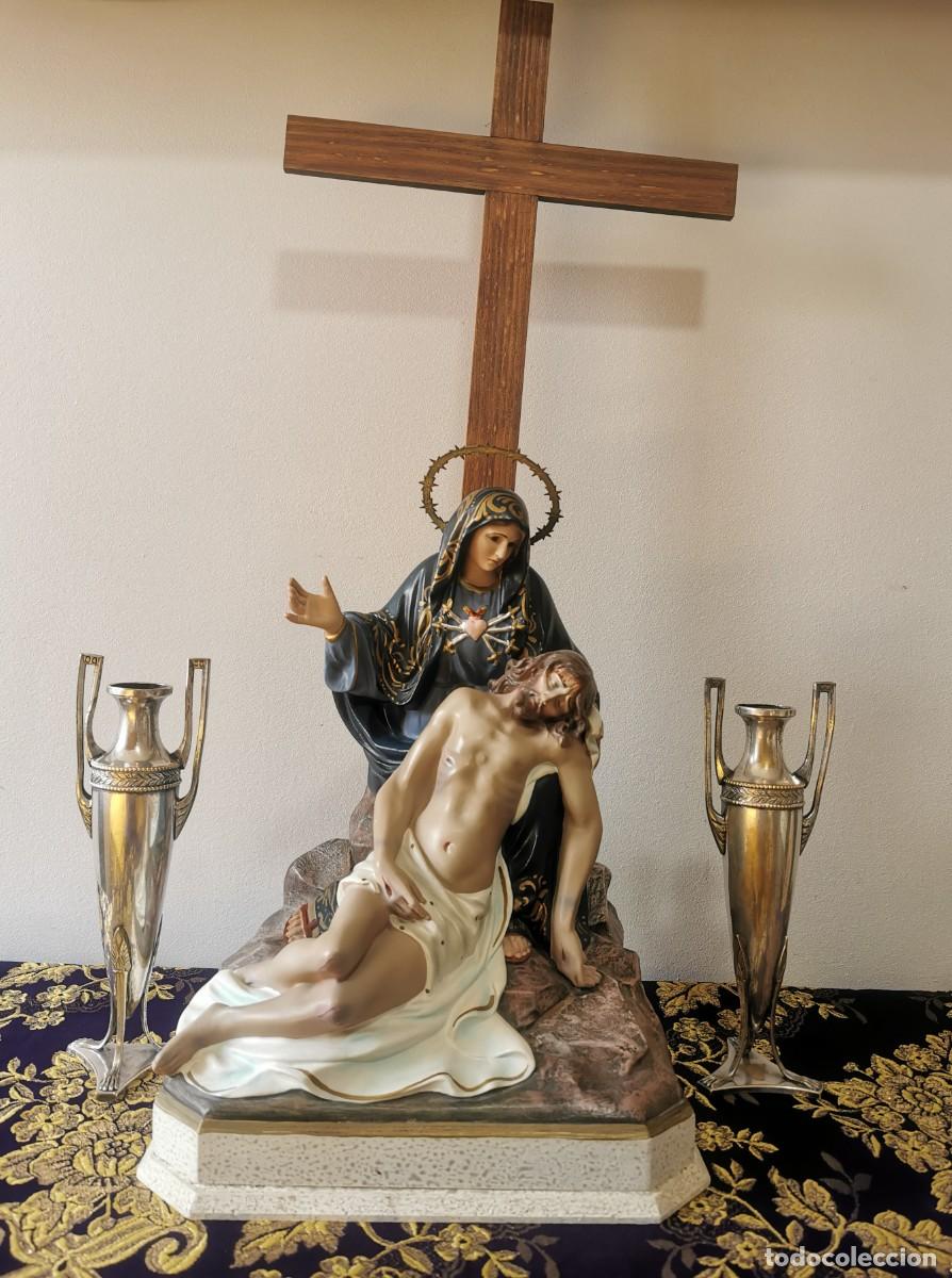 Arte: Virgen de la Piedad Olot 34cm