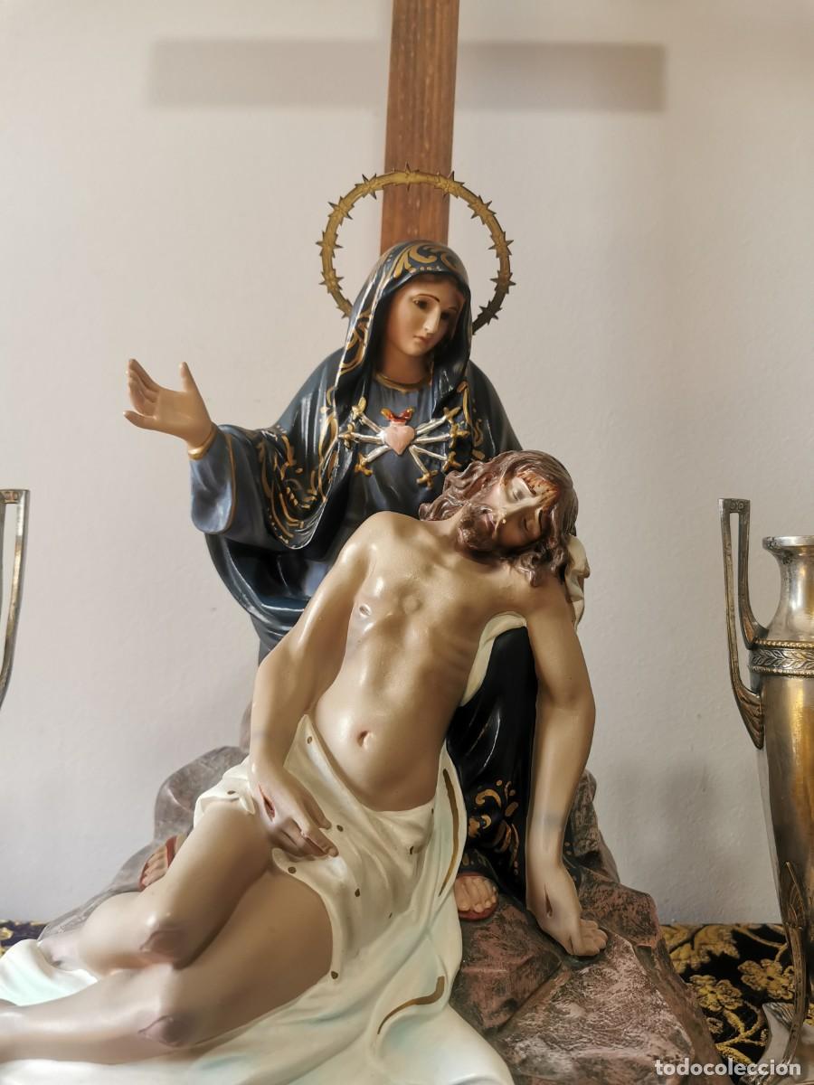 Arte: Virgen de la Piedad Olot 34cm - Foto 2