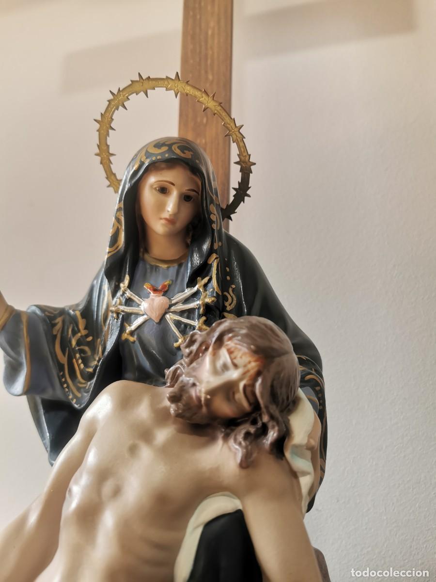 Arte: Virgen de la Piedad Olot 34cm - Foto 3