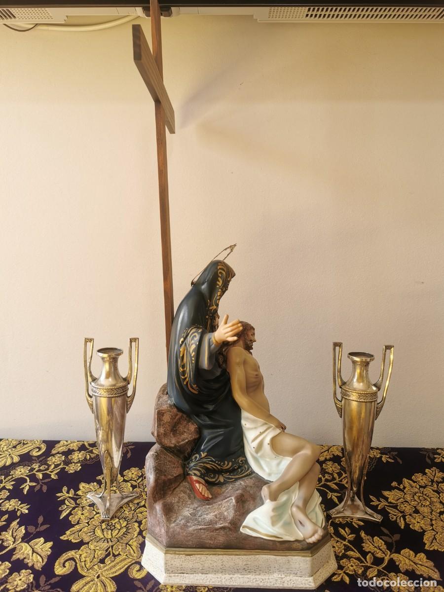 Arte: Virgen de la Piedad Olot 34cm - Foto 4