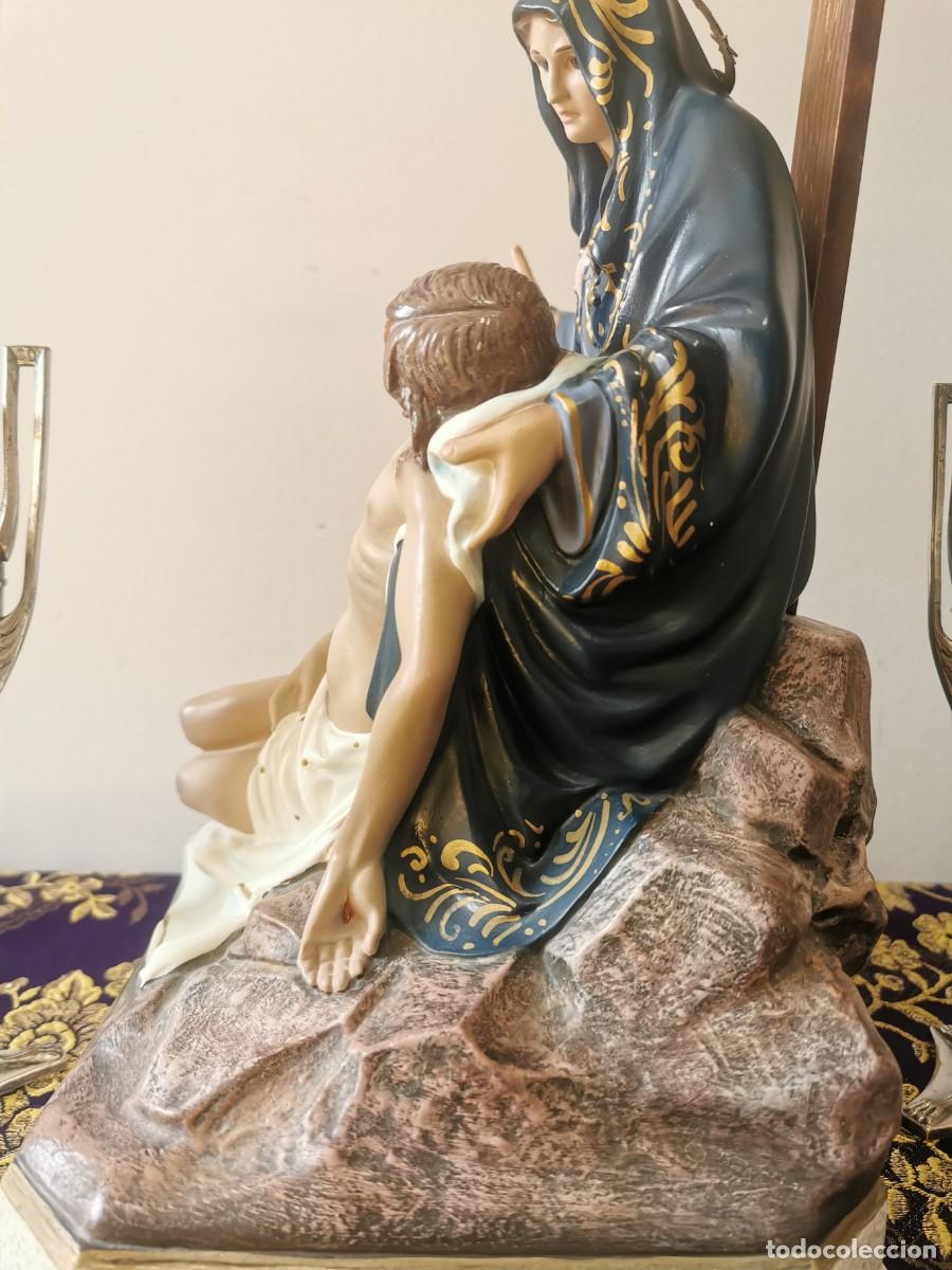 Arte: Virgen de la Piedad Olot 34cm - Foto 8