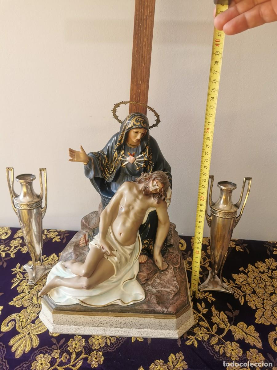 Arte: Virgen de la Piedad Olot 34cm - Foto 12