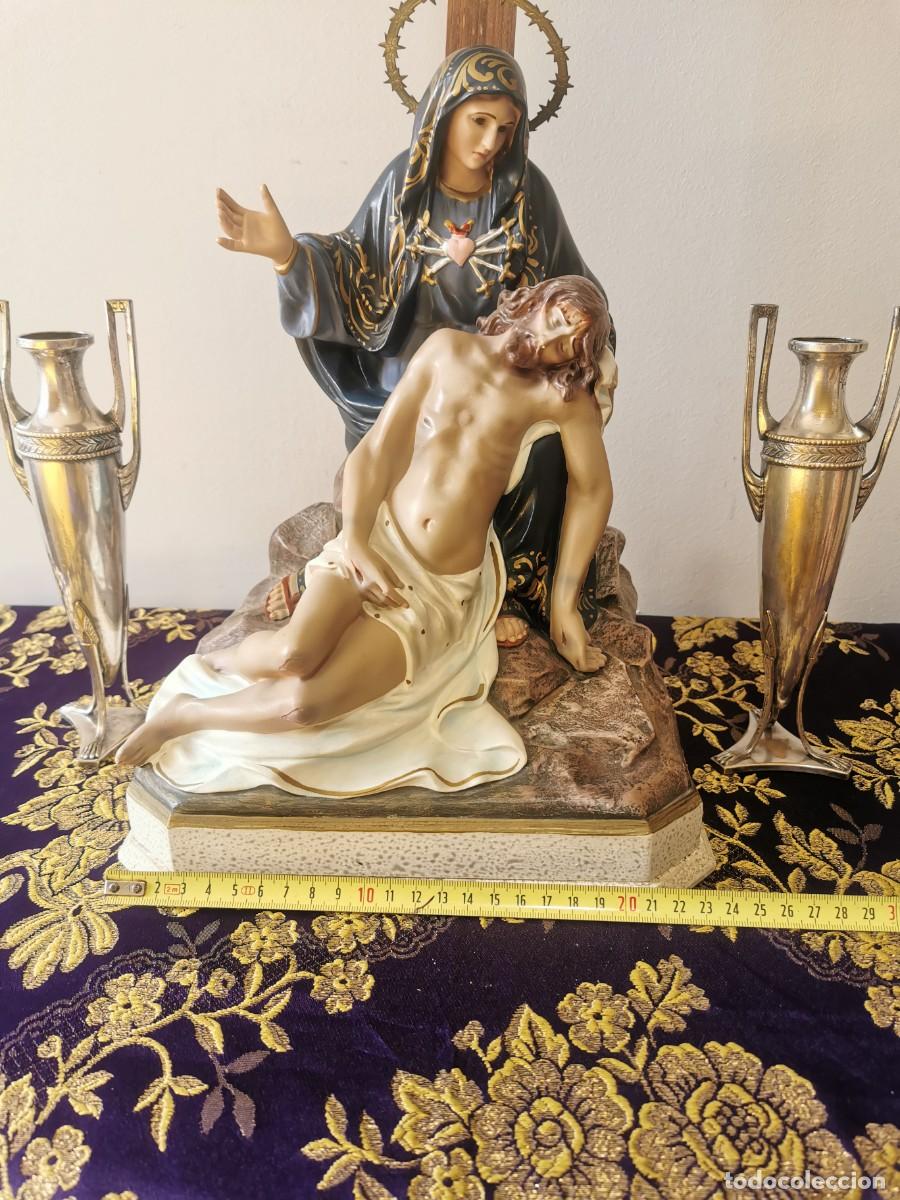 Arte: Virgen de la Piedad Olot 34cm - Foto 14