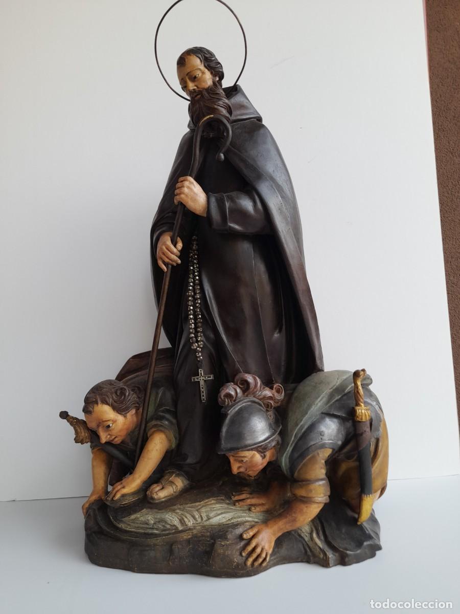 Arte: TALLA S. XVIII MILAGRO DE SANT MAGI DE BRUFAGANYA