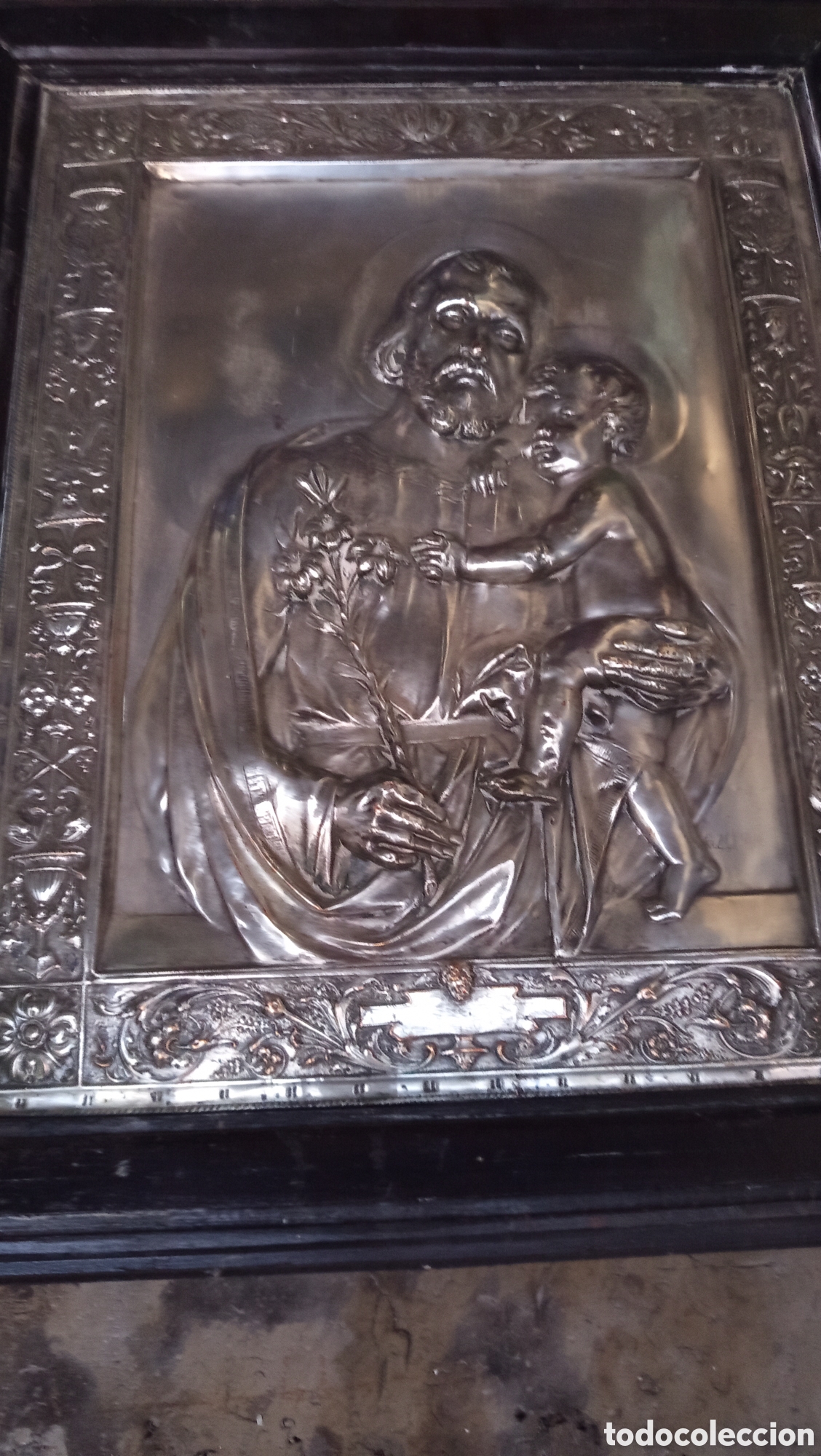 Arte: Precioso santo religioso de gran tama&ntilde;o