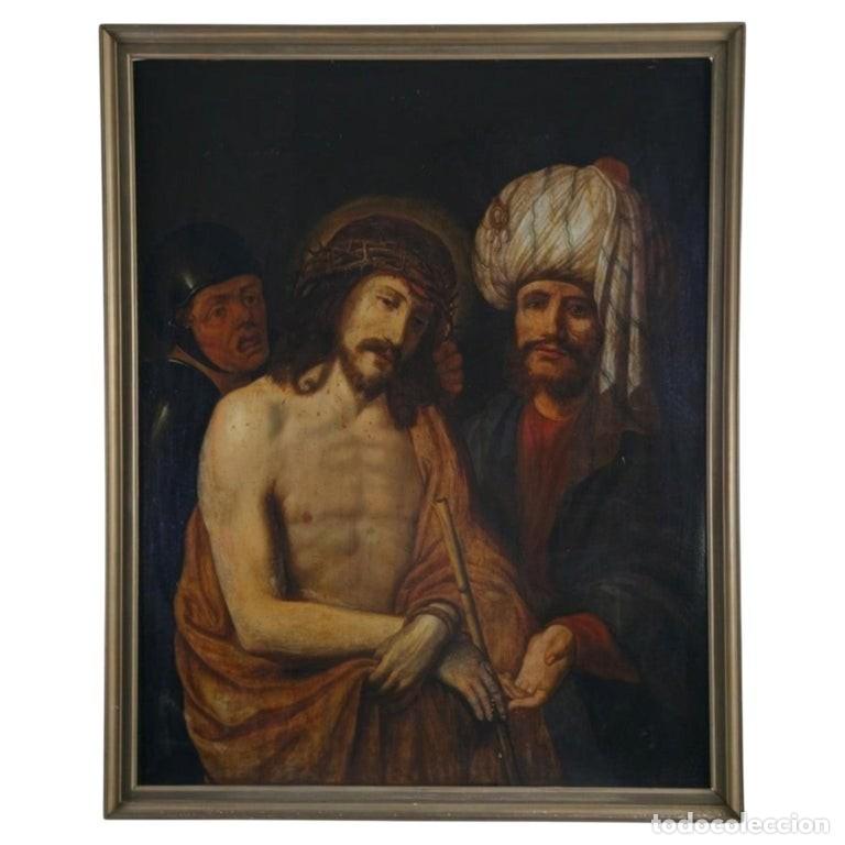 Arte: Ecce Homo del siglo XVII: Cristo atado con dos soldados
