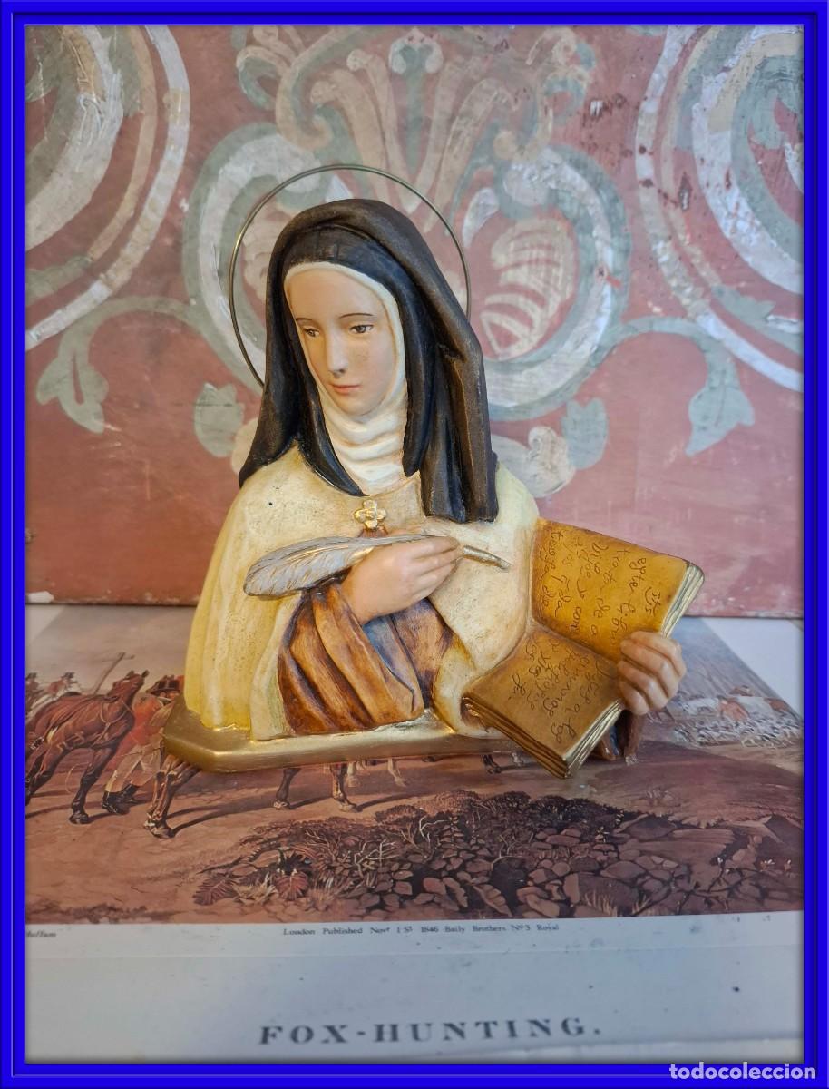Arte: FIGURA ESCULTURA DE SANTA TERESA DE JESUS