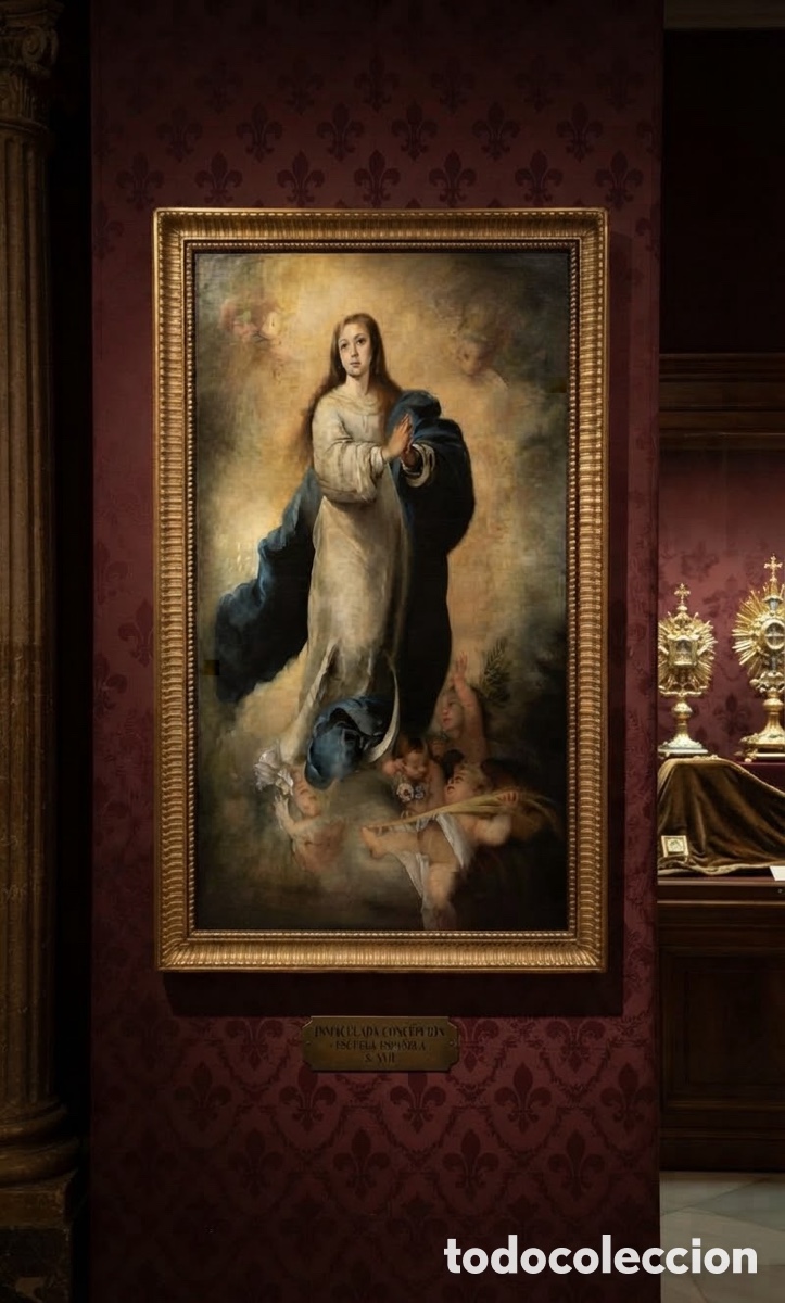 Art: Gran &oacute;leo Inmaculada s. XVIII-XIX