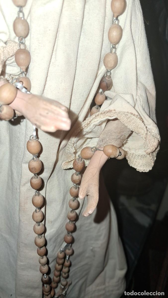 Arte: Virgen colonial antigua de madera - Foto 4