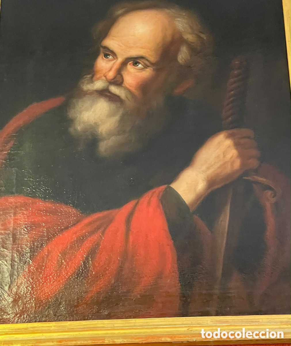 Arte: Oleo religioso S XVIII. - Foto 2