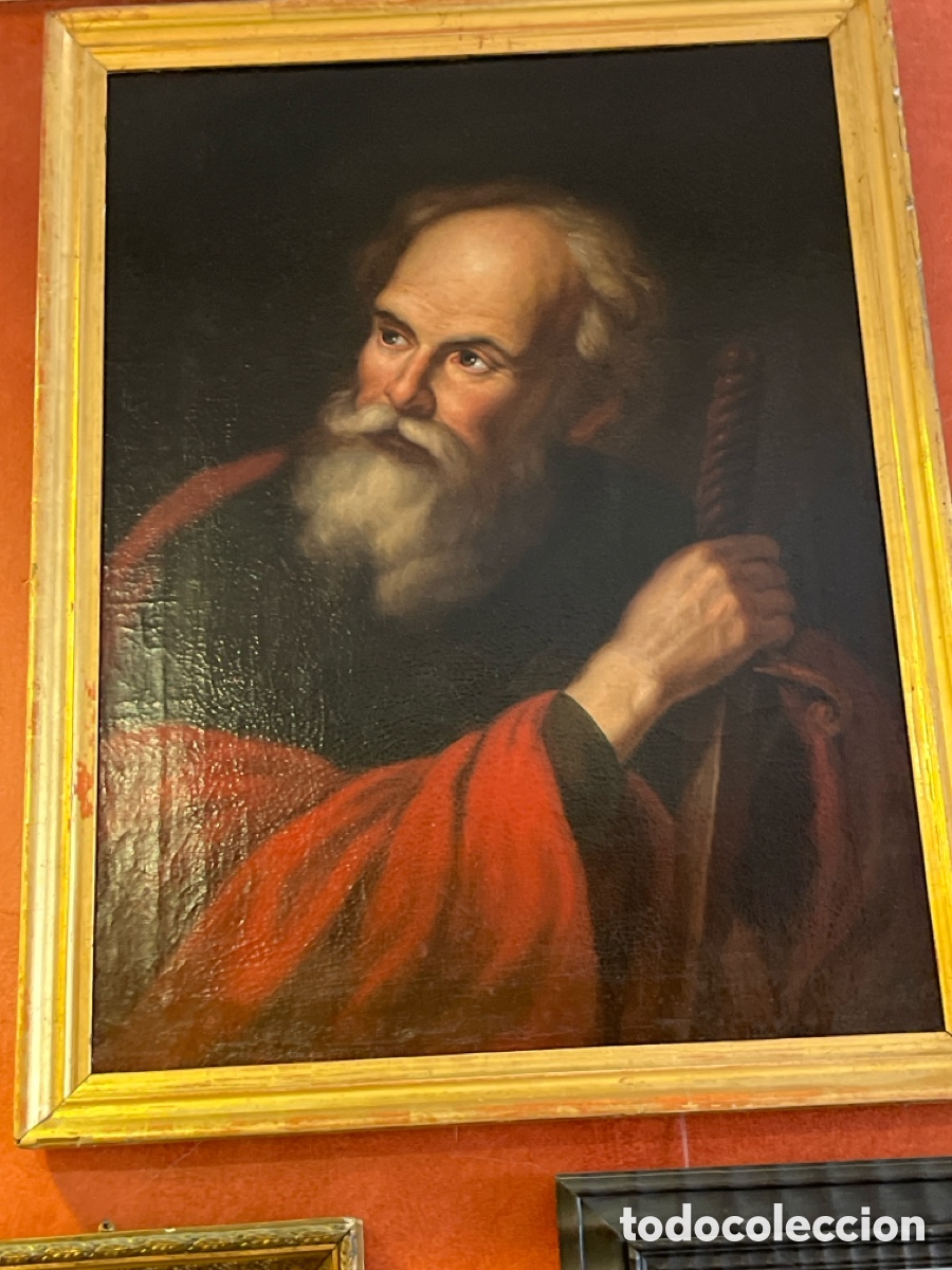 Arte: Oleo religioso S XVIII. - Foto 3