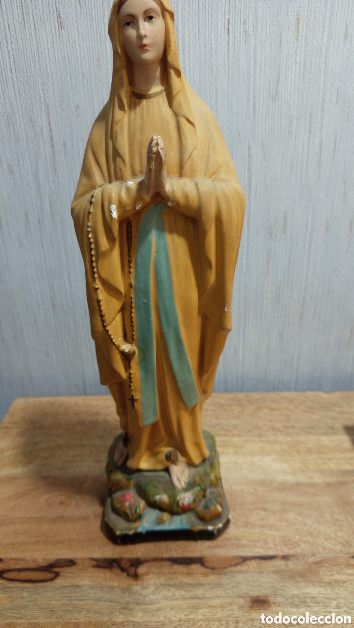 Arte: Bonito santo antiguo firmado