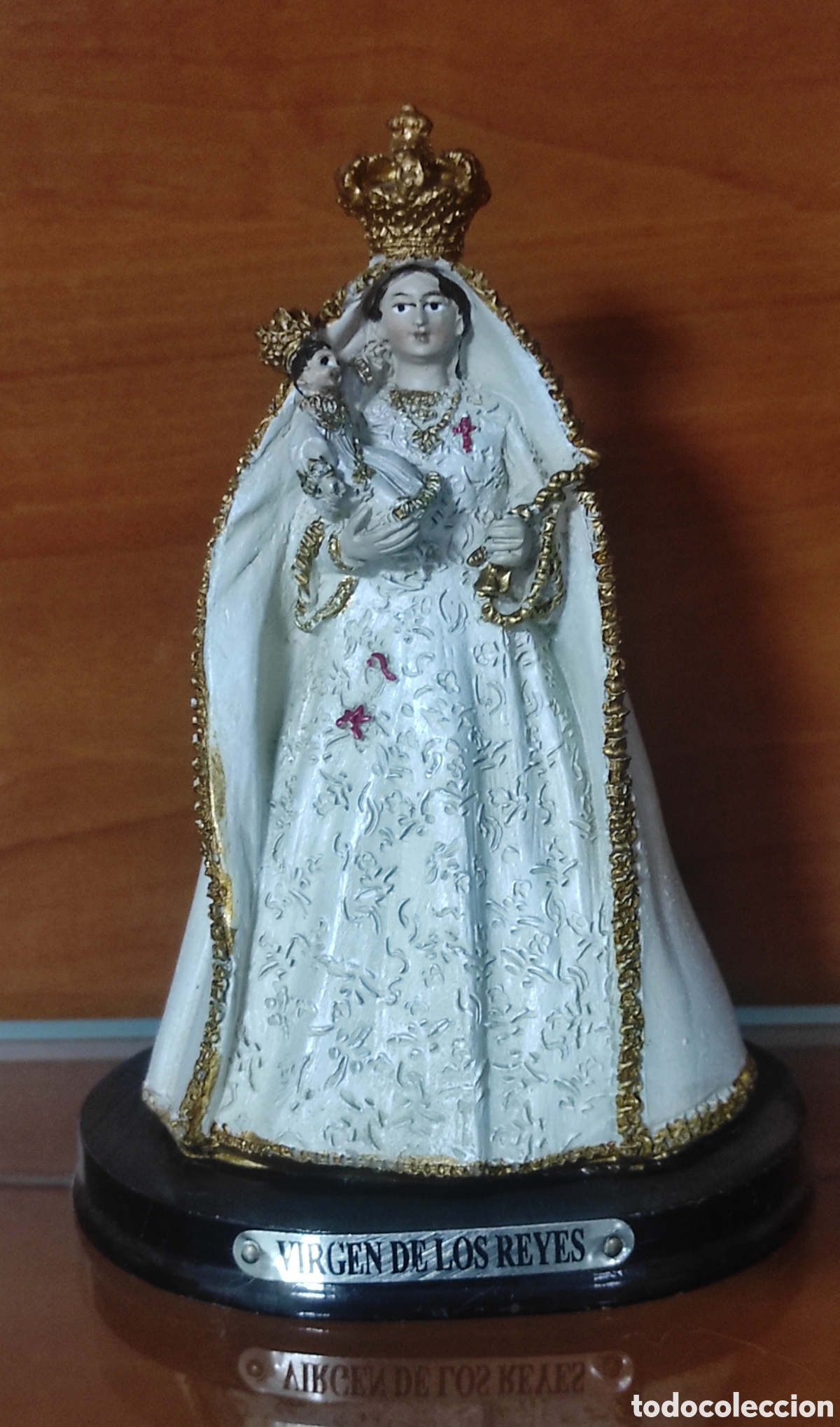 Arte: IMAGEN DE LA VIRGEN DE LOS REYES (PATRONA DE SEVILLA) - 11 cm.