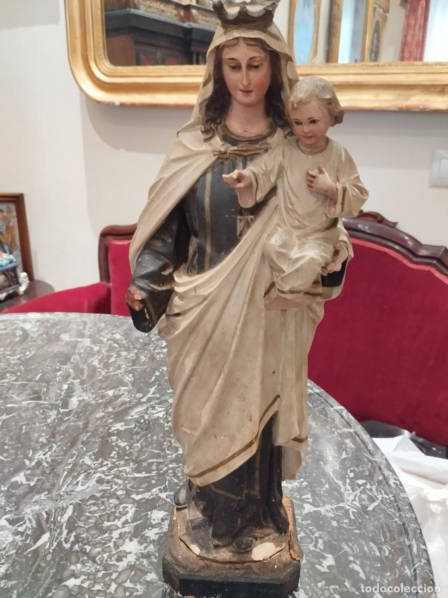 Arte: Antigua Virgen del Carmen de Olot