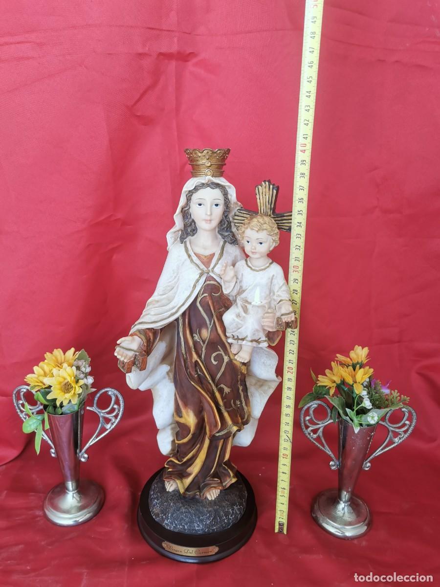 Arte: Virgen del Carmen 40cm - Foto 5