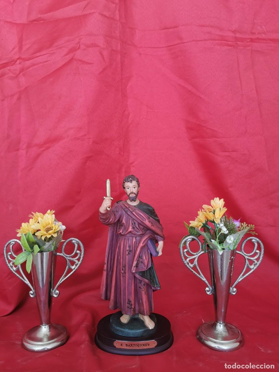 Arte: San Bartolom&eacute; figura 25cm - Foto 1