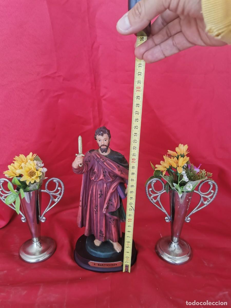 Arte: San Bartolom&eacute; figura 25cm - Foto 5