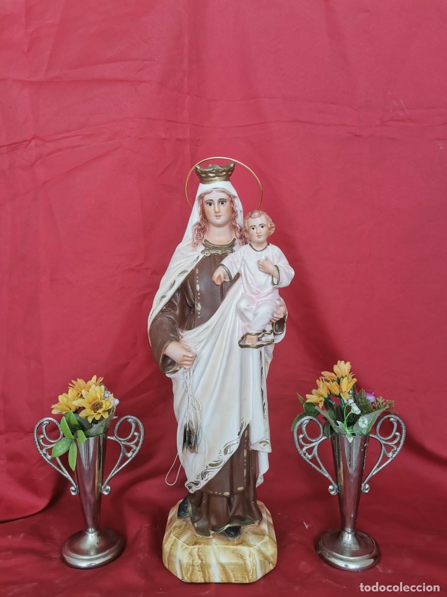 Arte: Virgen del Carmen 42cm - Foto 1