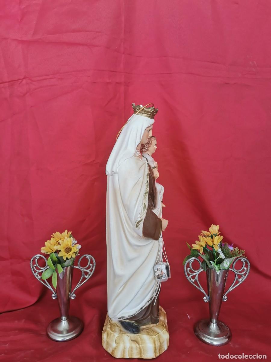 Arte: Virgen del Carmen 42cm - Foto 2