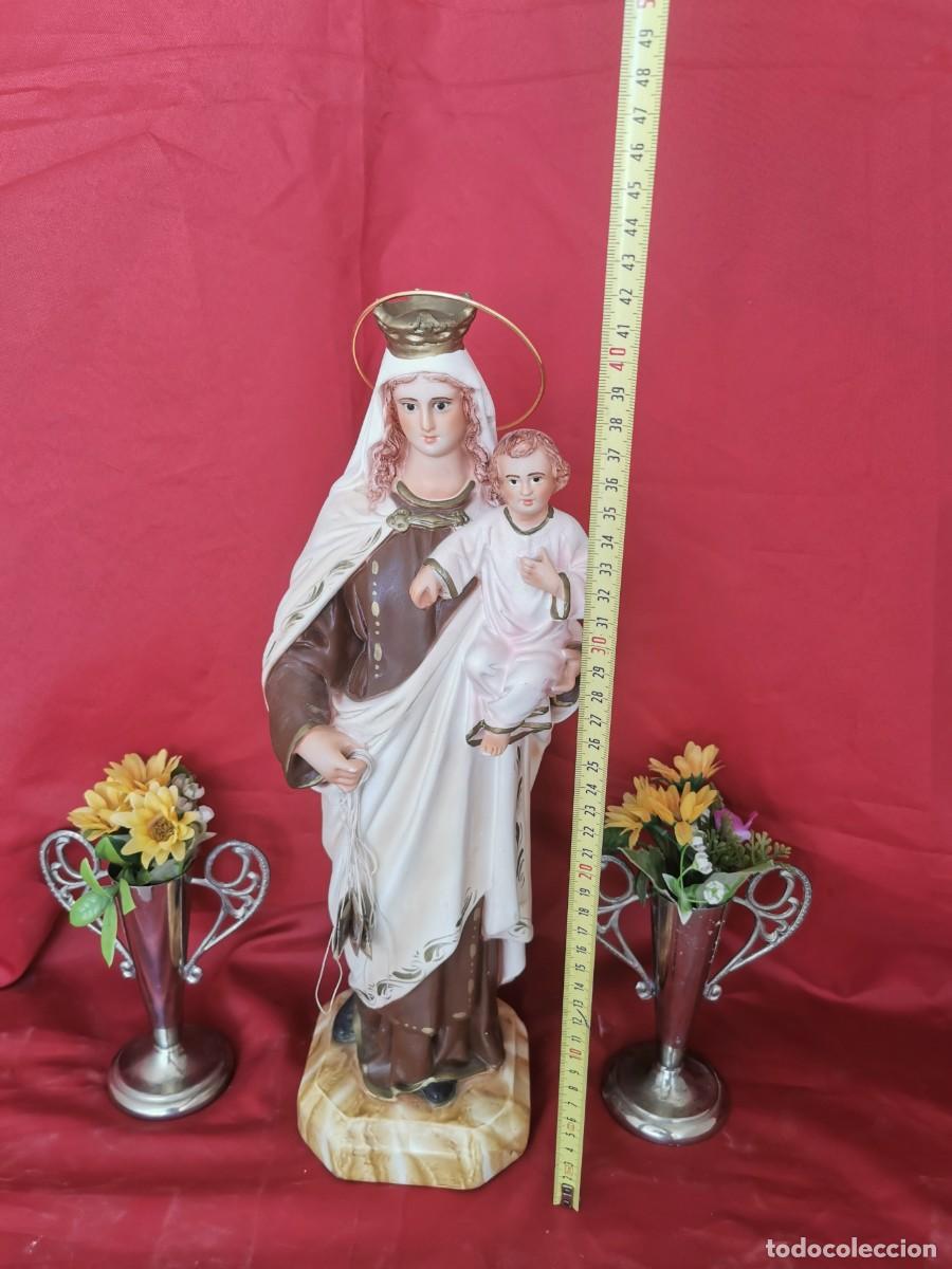 Arte: Virgen del Carmen 42cm - Foto 5