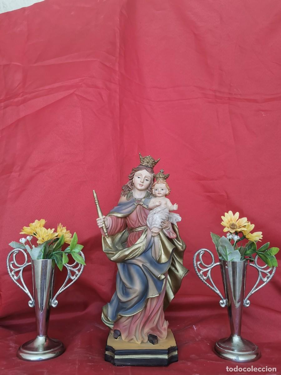 Arte: Virgen Maria Auxiliadora 30cm
