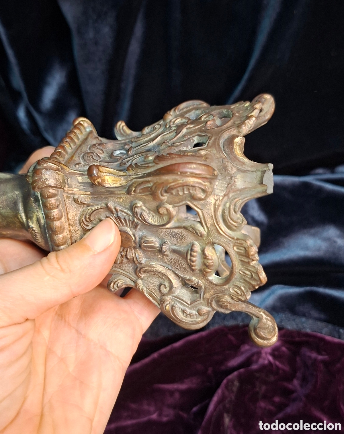 Arte: Virgen del Pilar en calamina y bronce - Foto 8