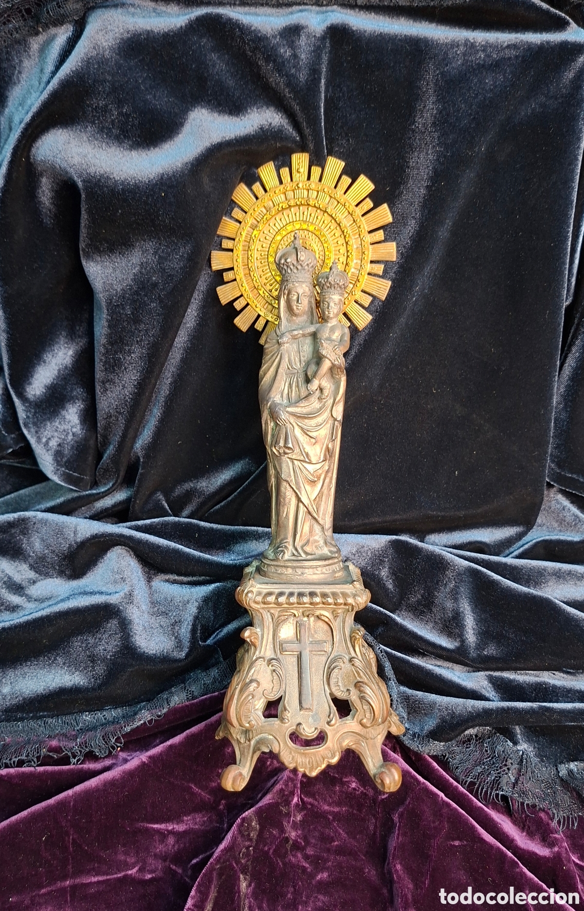 Arte: Virgen del Pilar en calamina y bronce - Foto 10