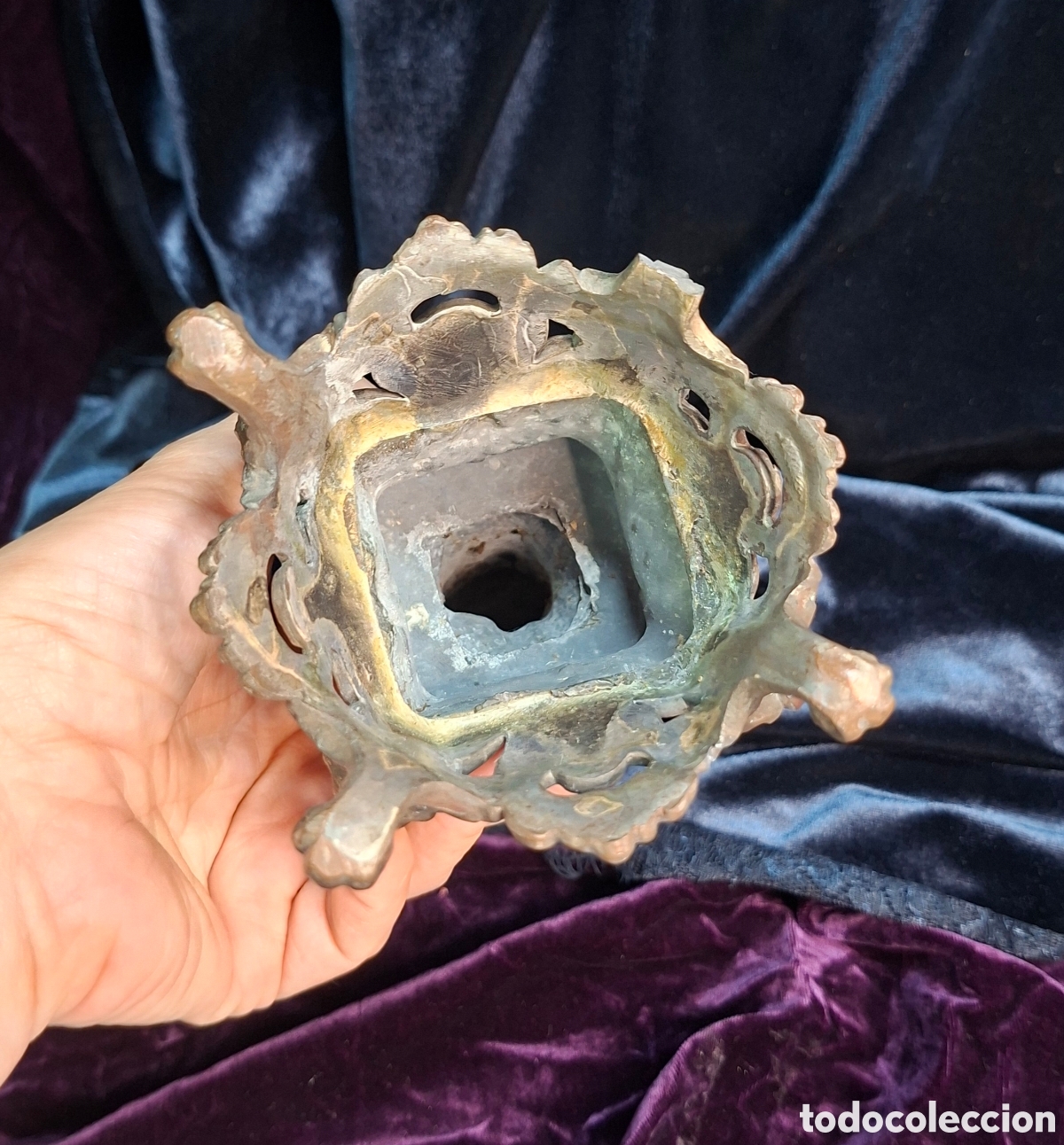 Arte: Virgen del Pilar en calamina y bronce - Foto 13