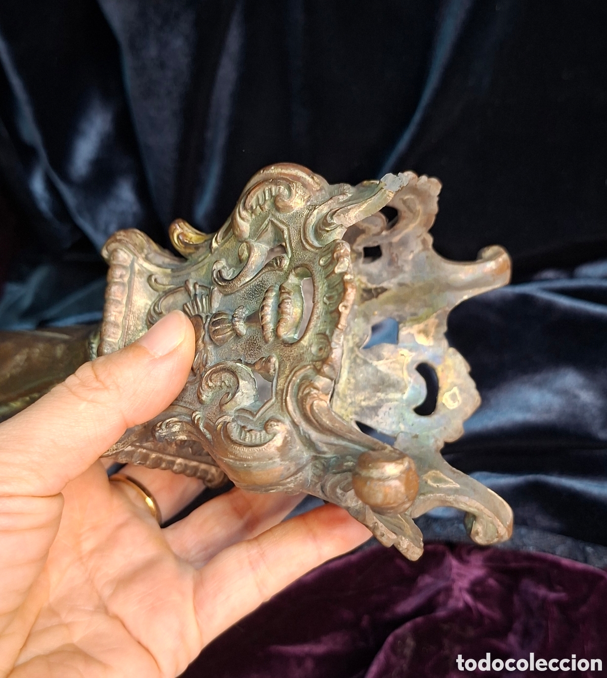 Arte: Virgen del Pilar en calamina y bronce - Foto 14