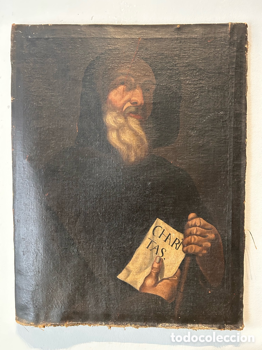Arte: San Francisco de Paula &mdash; &Oacute;leo sobre lienzo &mdash; Siglos XVIII&ndash;XIX