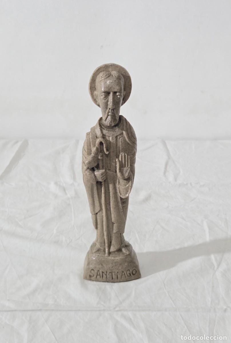 Arte: Figura de Santiago Ap&oacute;stol en resina