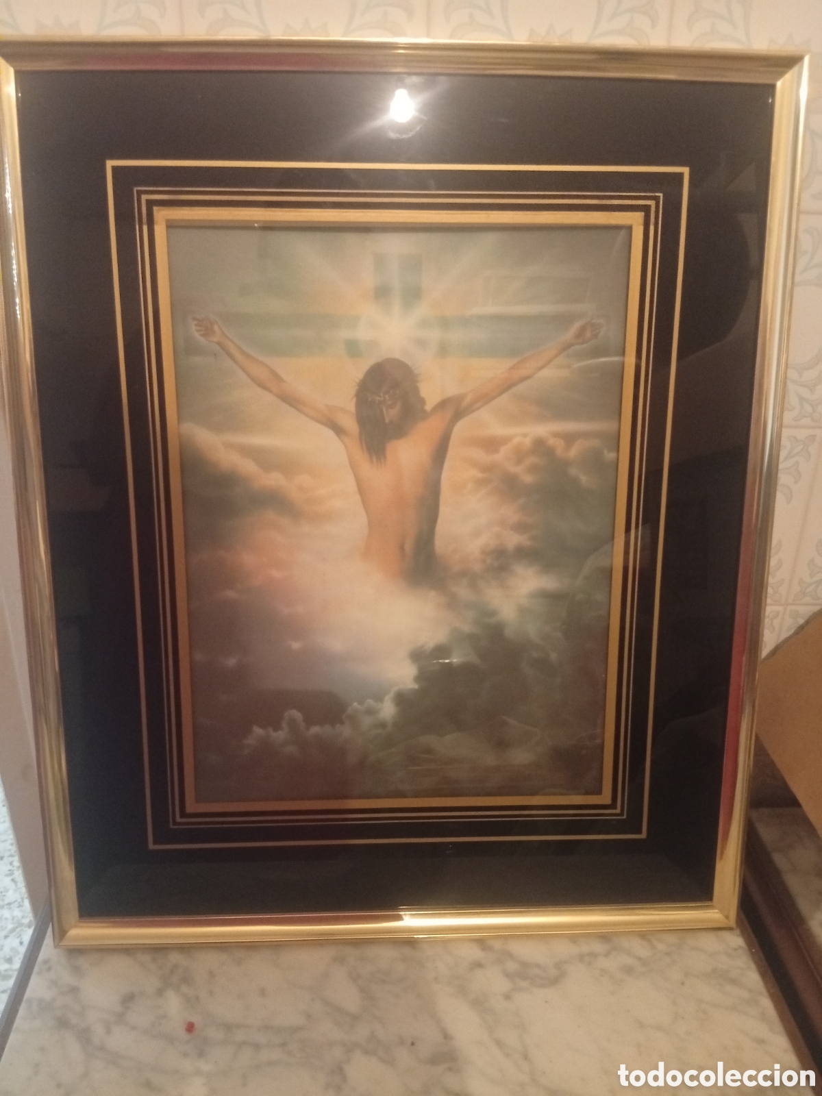 Arte: Litograf&iacute;a de Cristo Crucificado