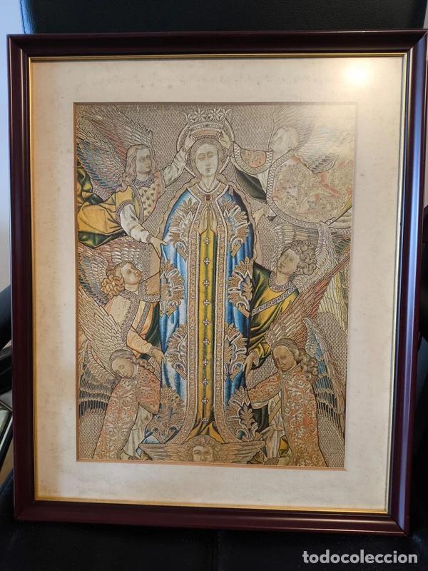 Arte: Lote 6 Cuadros Religiosos con Marcos de Madera