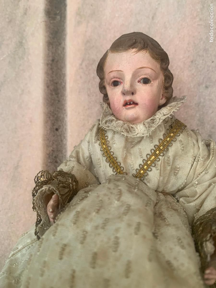 Kunst: Cap i pota ni&ntilde;o Jes&uacute;s siglo XIX